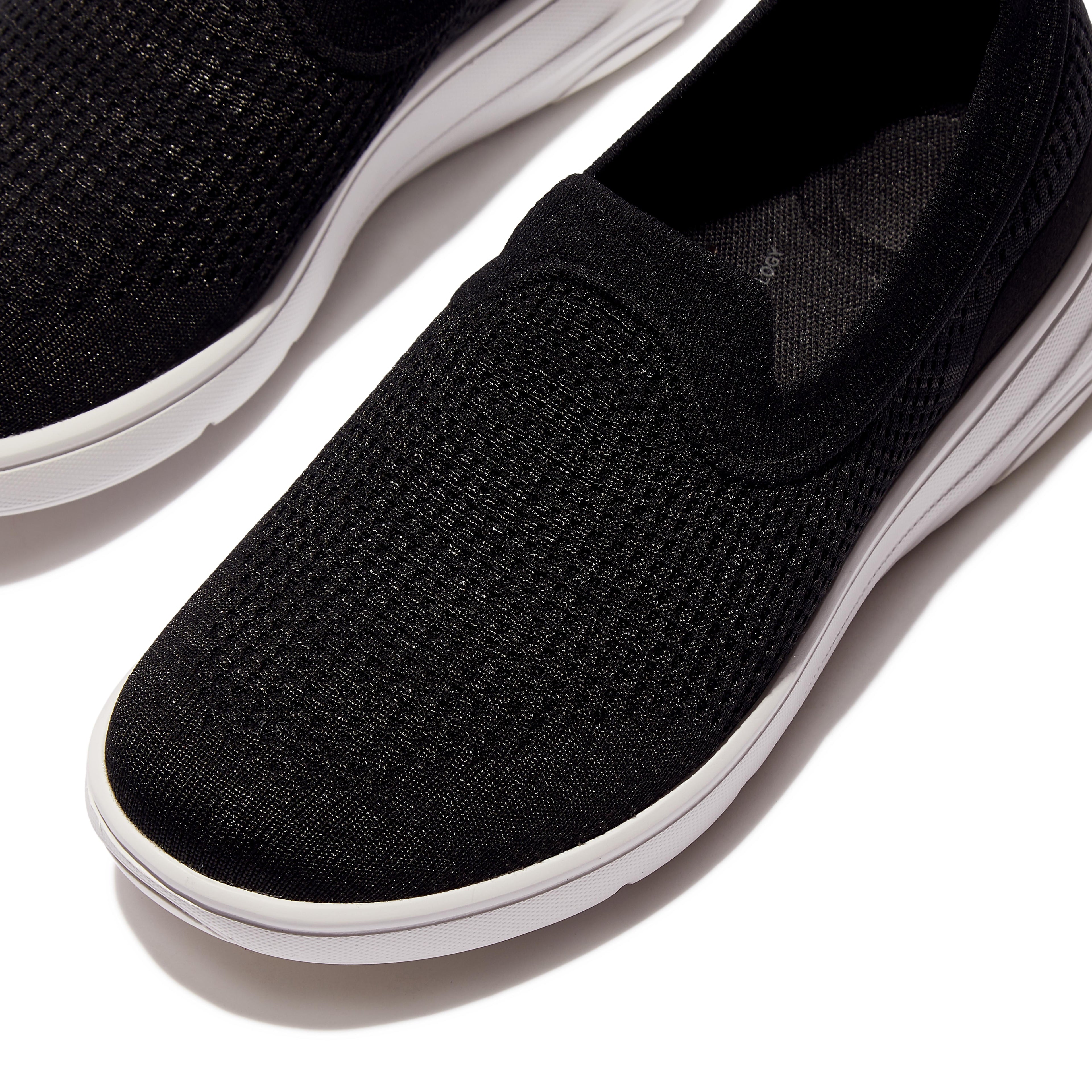 FitFlop Women's Super-Q Knit Slip On Sneaker