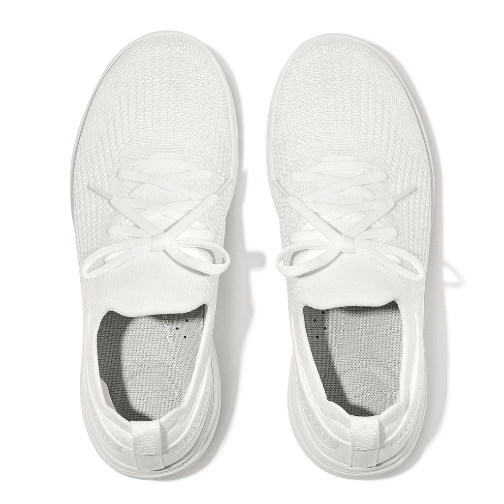 Fitflop Women's Super-Q Bow Knit Slip-On Laced Sneaker