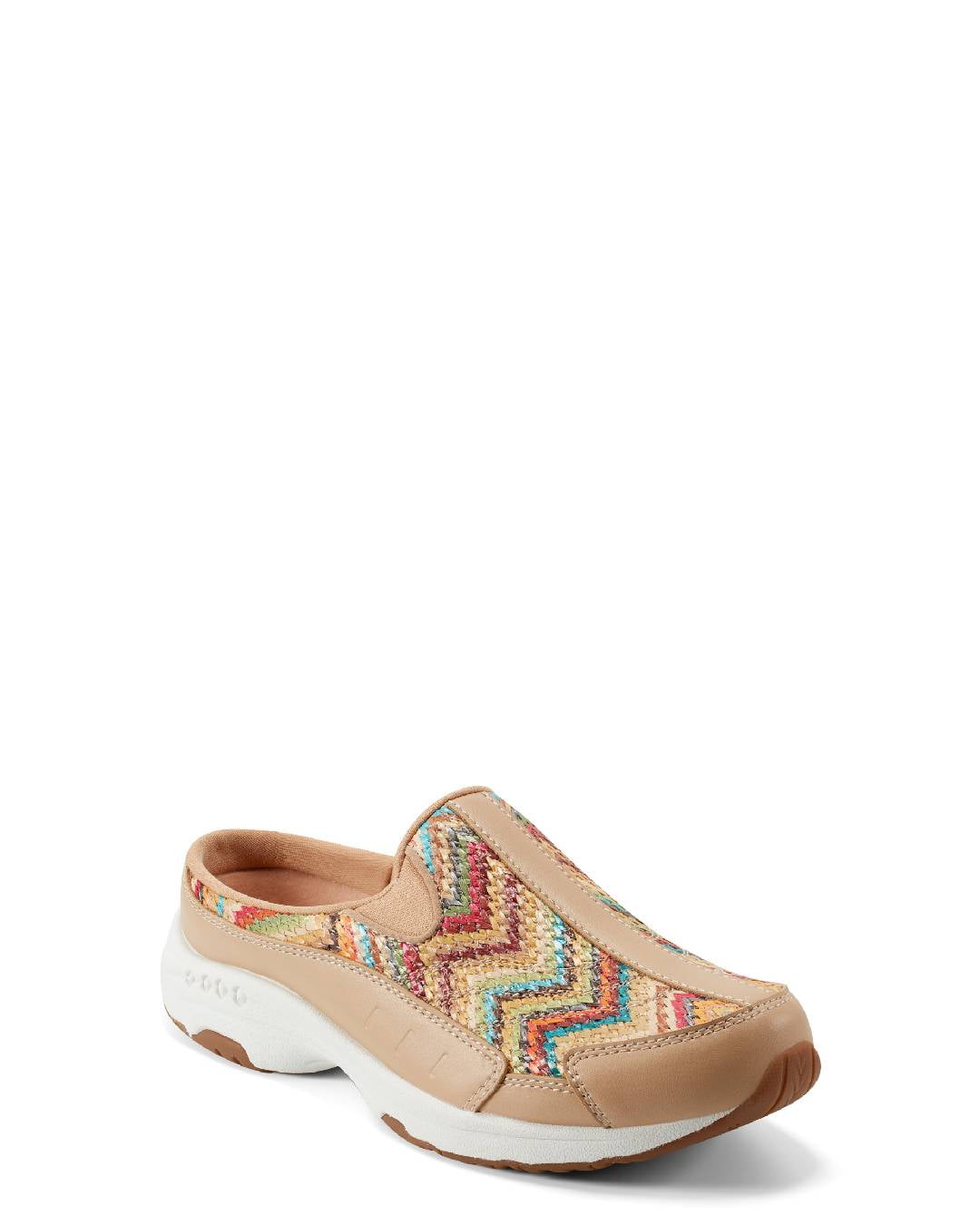 Easy Spirit Women's TravelTime Slip On Walking Sneaker Mule, Wide Width Available
