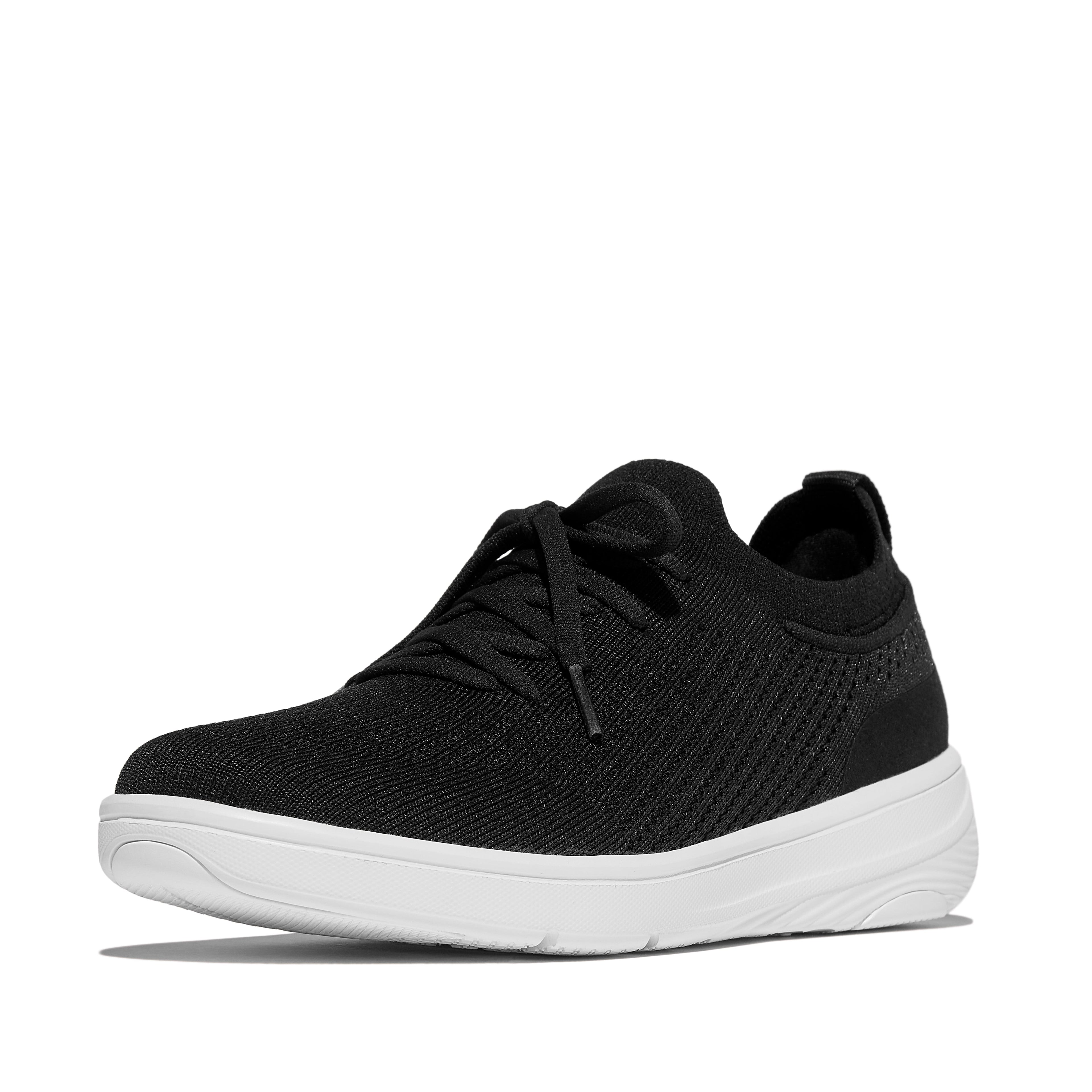 Fitflop Women's Super-Q Bow Knit Slip-On Laced Sneaker