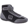 Simpson Racing MT100BK Mid Top SFI 3.3/5 Racing Shoes Mens Size 10 Black/Gray