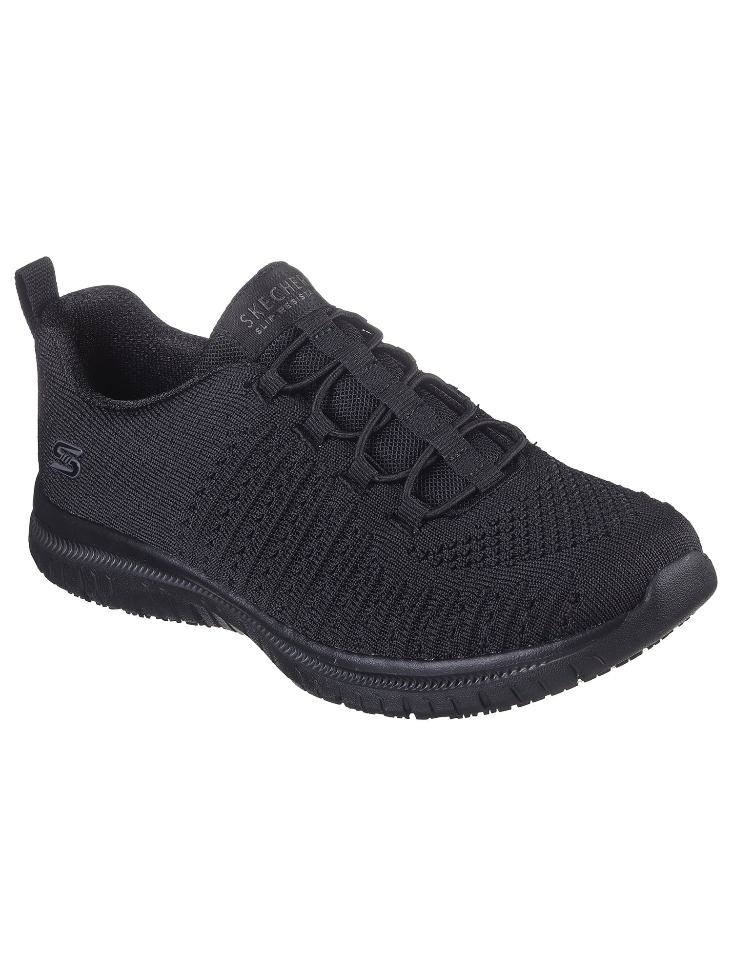 Skechers Work Women's Virtue Slip On Bungee Low Profile Athletic W/Slip Resistant