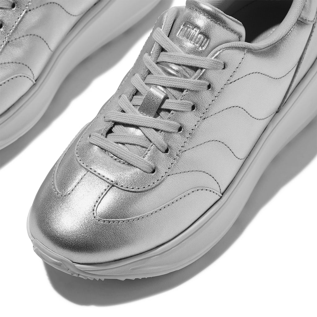 Fitflop Women's F-Mode T-Toe Wave Trainer Lace-up Sneakers